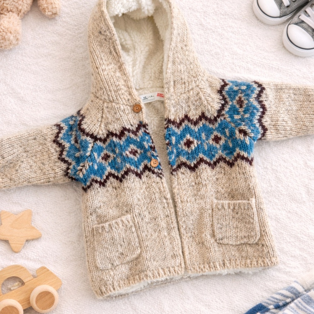 Zara Knit Sweater – 6–9 Months